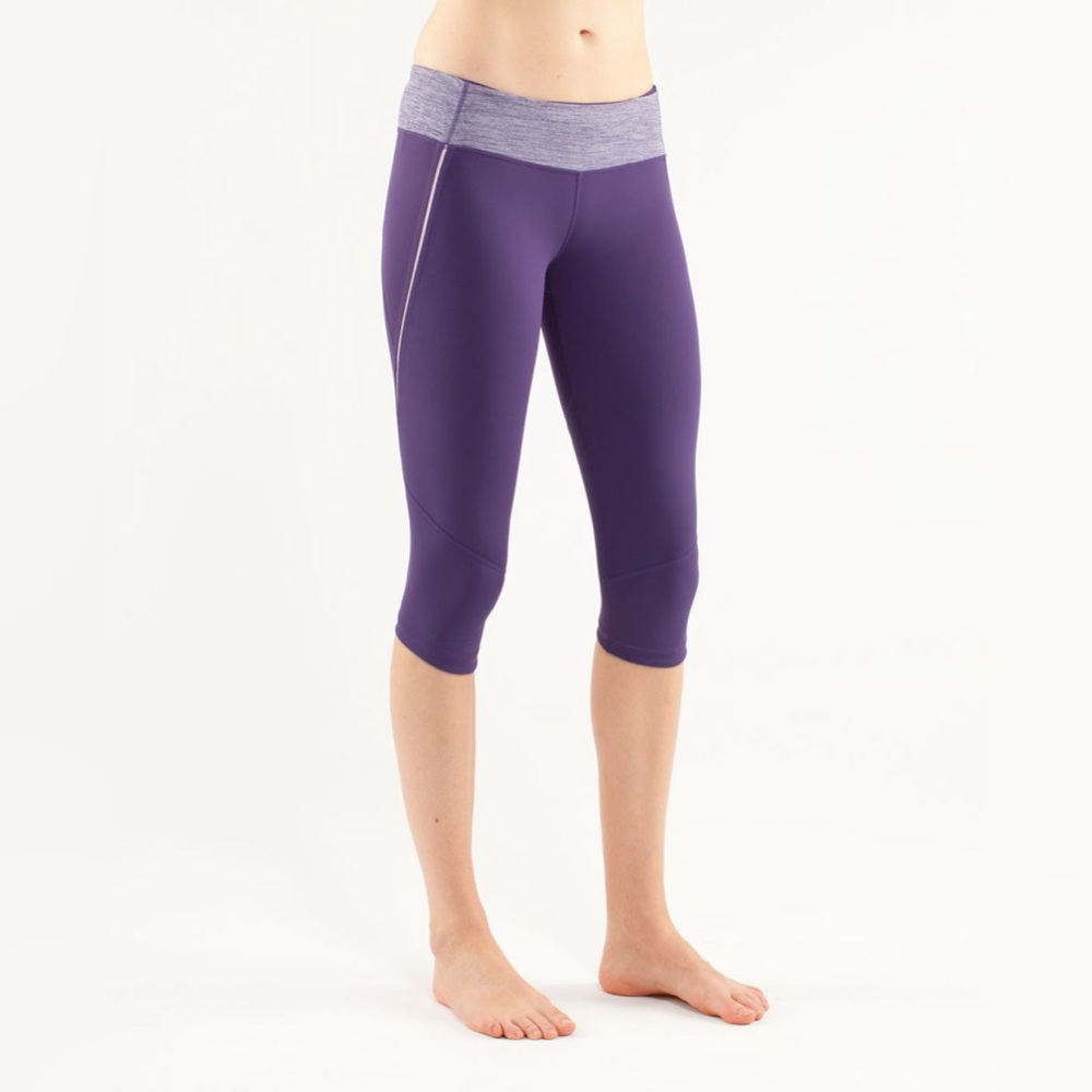 Lululemon Run Excel Crop In Concord Grape - image 1